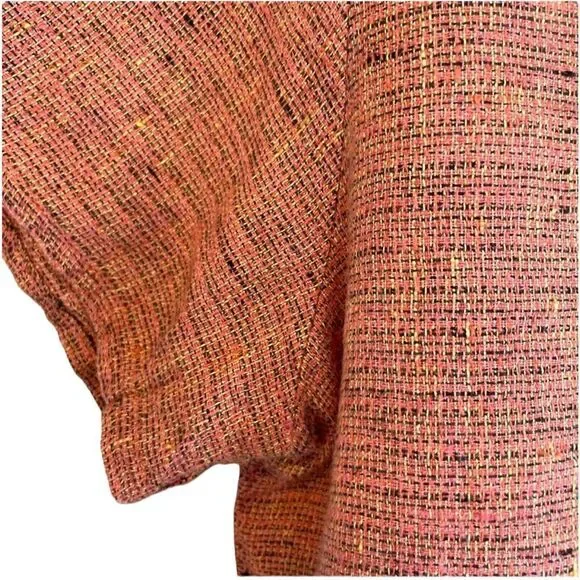 Flax 100% Linen Wrap Button Top - Picture 4 of 9